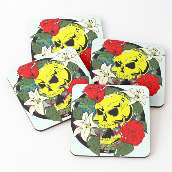Item preview, Skulls and roses and lilys oh my designed and sold by Bryan-McL.