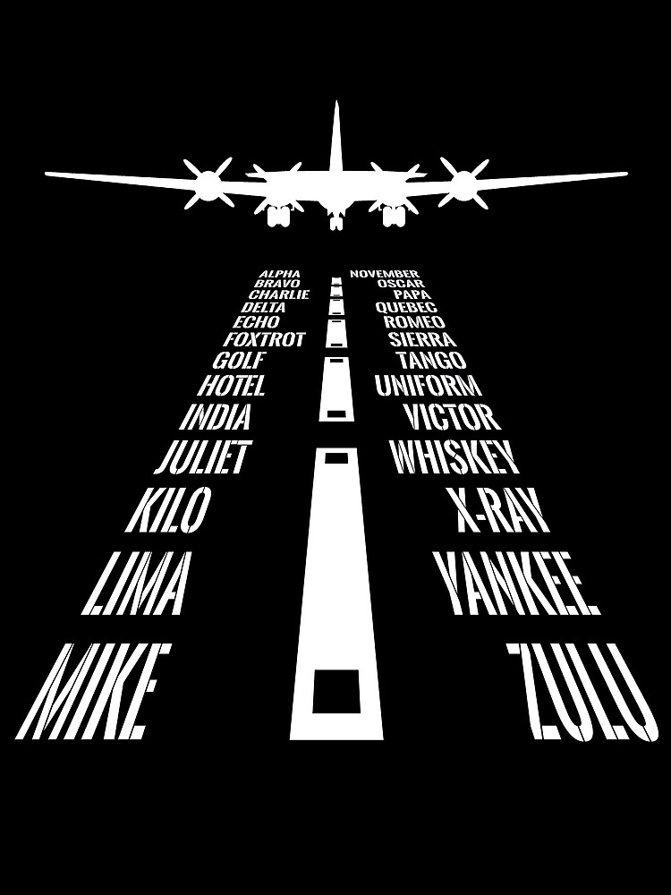 Thumbnail 3 von 3, Tuch, Flying B-29 Superfortress Pilot Phonetic Alphabet Runway B29 Gear designt und verkauft von DynamicDesign.