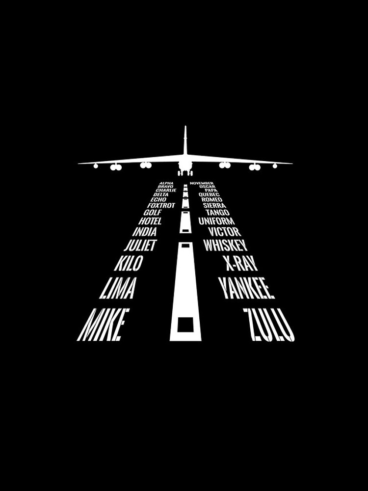Aperçu 4 sur 4. Coque iPhone avec l'œuvre Flying B-52 Stratofortress Phonetic Alphabet Runway B52 Gear créée et vendue par DynamicDesign.