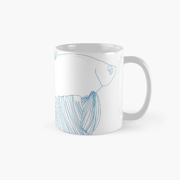 Item preview, Beta Fish Line Art designed and sold by MKnowltonArt.