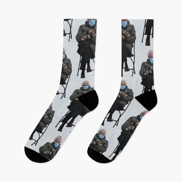 Item preview, Bernie Sanders Meme President Biden's Inauguration Mitten Mood designed and sold by carmellate.