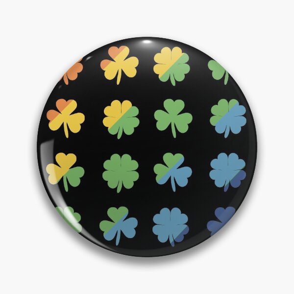 Item preview, Rainbow Shamrock and Clover Pattern designed and sold by Funful.