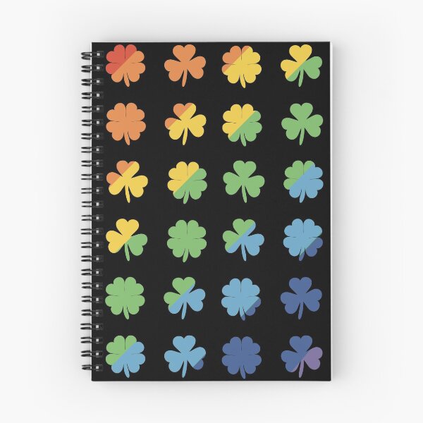 Item preview, Rainbow Shamrock and Clover Pattern designed and sold by Funful.