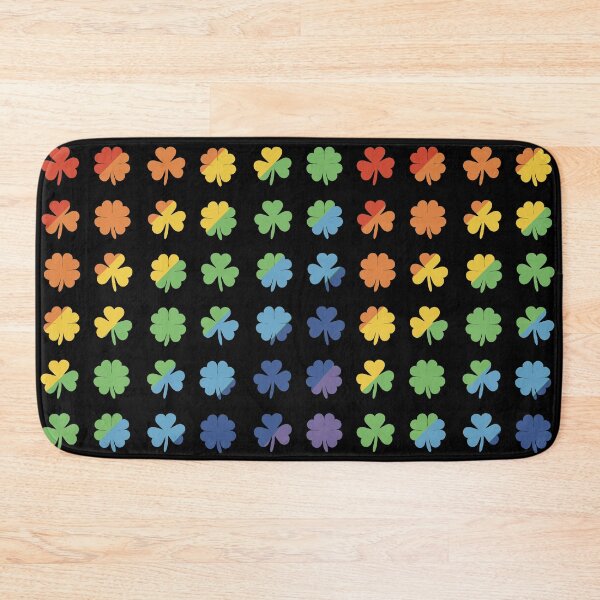 Item preview, Rainbow Shamrock and Clover Pattern designed and sold by Funful.