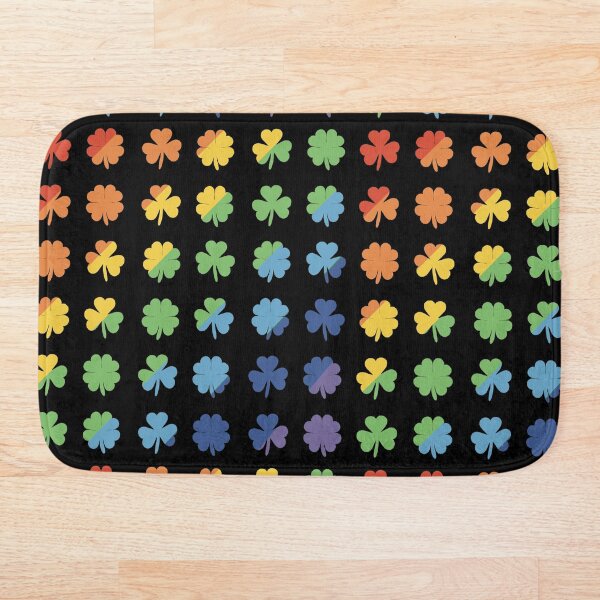 Item preview, Patrón de trébol y trébol del arco iris designed and sold by Funful.