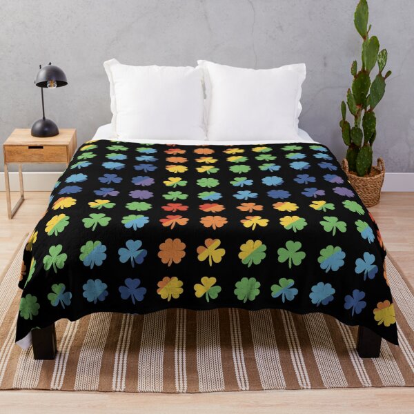 Item preview, Rainbow Shamrock and Clover Pattern designed and sold by Funful.