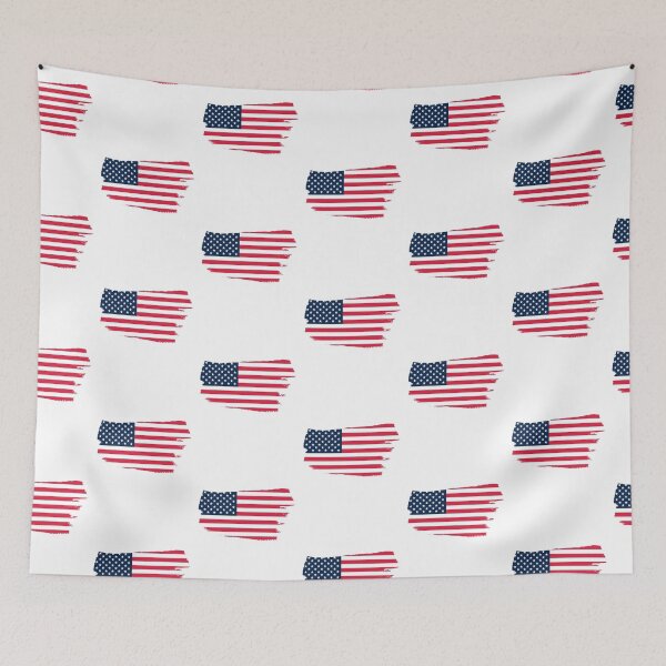 Item preview, Ragged American Flag designed and sold by Lilaclown.