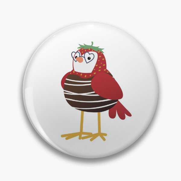 Item preview, Chocolate Strawberry Bird designed and sold by TwoBusyBabes.