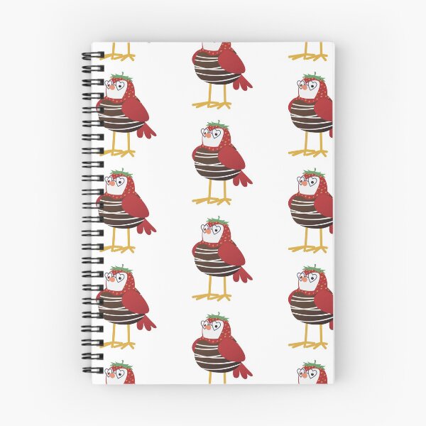 Item preview, Chocolate Strawberry Bird designed and sold by TwoBusyBabes.