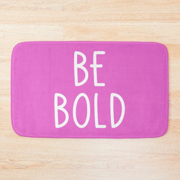 Item preview, Be Bold - White on Pink designed and sold by Whoopsidoodle.