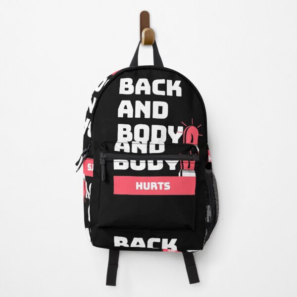 Item preview, My Back And Body Hurts Funny Quote Yoga Gym Gift for friends designed and sold by TrueFit Essentials.