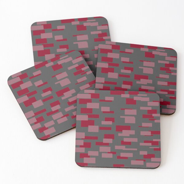 Item preview, Dark Gray Burgundy and Rose Rectangles designed and sold by DesignsByMuriel.