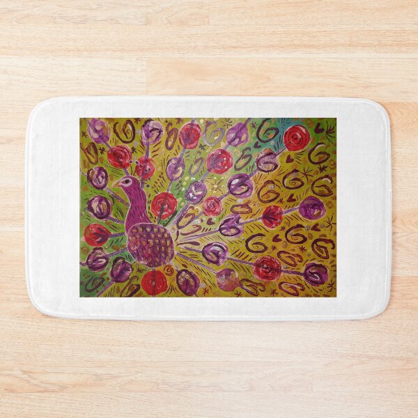 Item preview, Pink Peacock Collage designed and sold by Casimirasart.