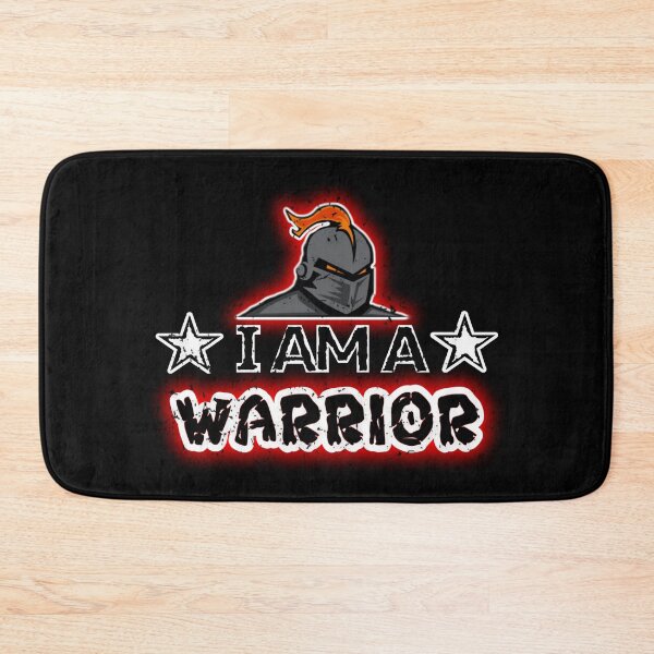 Item preview, I Am A Warrior Black Fighter designed and sold by Graphroad.
