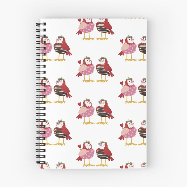 Item preview, Chocolate Strawberry Birds designed and sold by TwoBusyBabes.