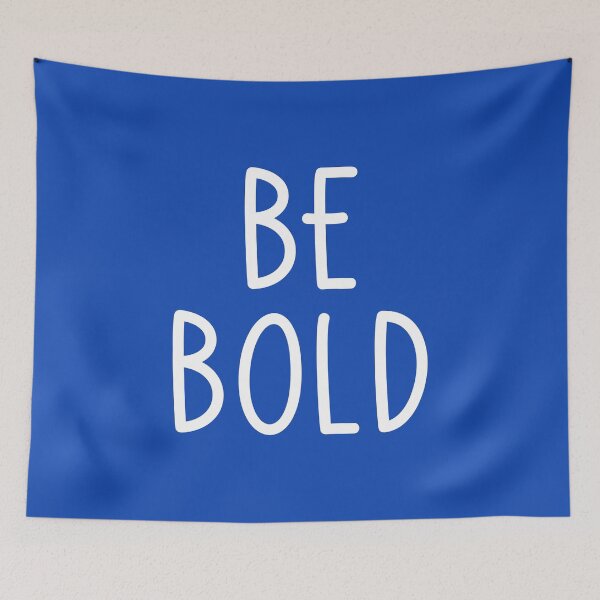 Item preview, Be Bold on Blue designed and sold by Whoopsidoodle.