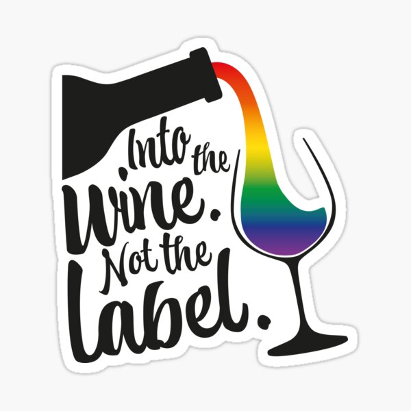 Artikel-Vorschau von In den Wein nicht das Label LGBT, designt und verkauft von Harvsy.