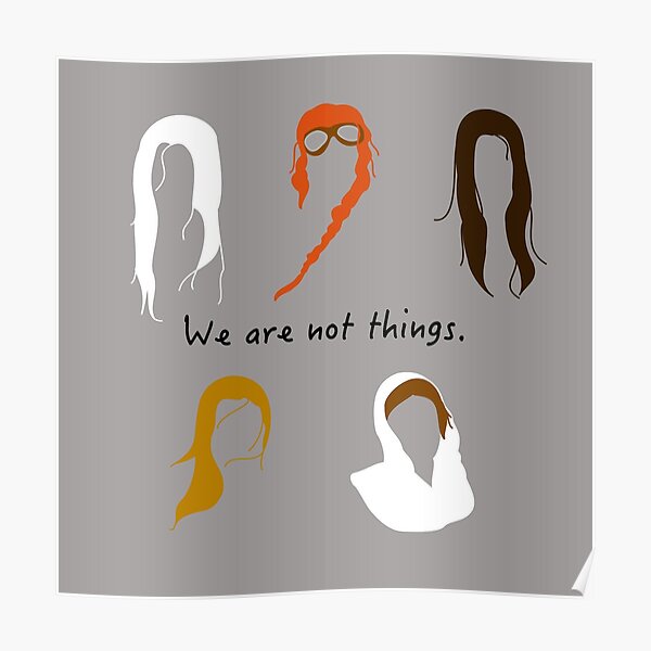 We are not things. Poster