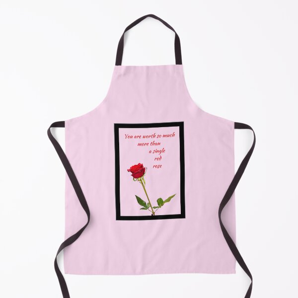 Item preview, You are worth so much more than a single red rose - A beautiful red rose with words in red and pinkish BG designed and sold by AnnaBBS.