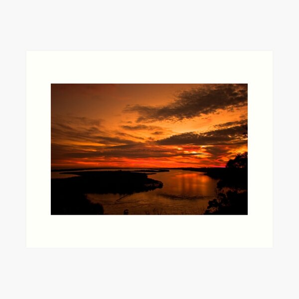Item preview, Lakes Entrance Sunset designed and sold by ImagesbyDi.