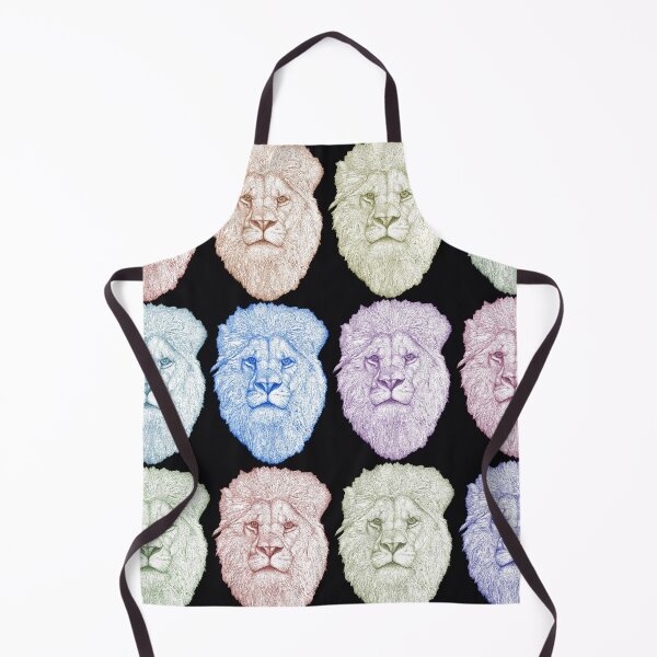 Item preview, Lion Face print designed and sold by Flower Magic .