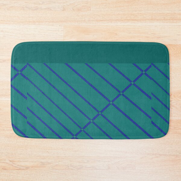 Item preview, Green Teal With Blue Stripes designed and sold by DesignsByMuriel.