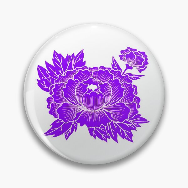 Item preview, ETNO Flower purple retro designed and sold by Mydogheart4you.