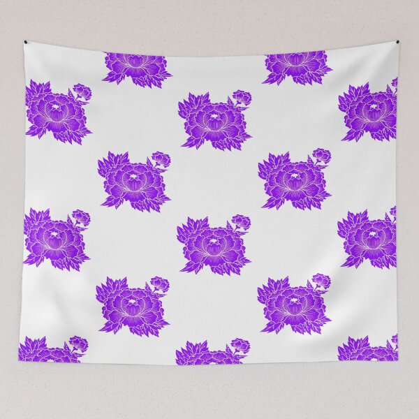 Item preview, ETNO Flower purple retro designed and sold by Mydogheart4you.
