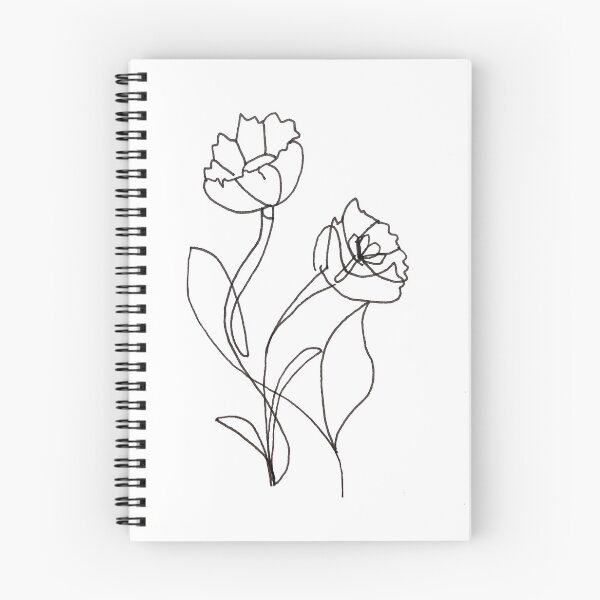 Item preview, One Line Flowers designed and sold by heatherandmoss.