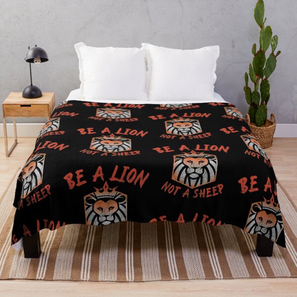 Item preview, Be A Lion Not A Sheep designed and sold by Petra Becker.