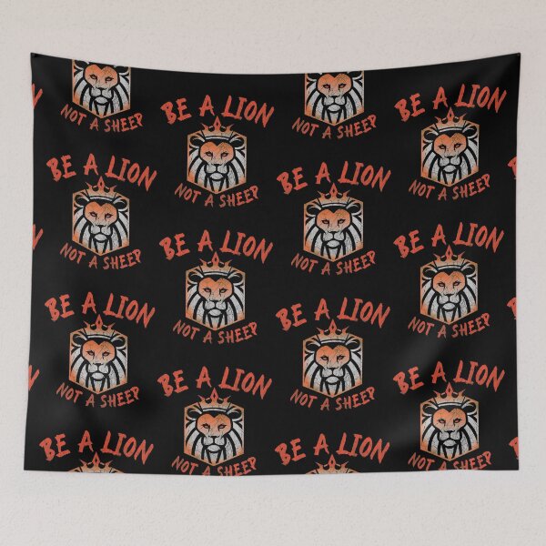 Item preview, Be A Lion Not A Sheep designed and sold by Petra Becker.