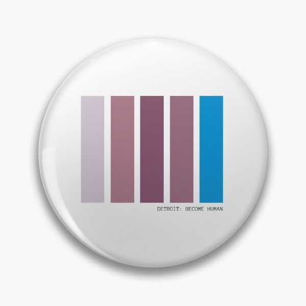 Item preview, Detroit Become Human Minimalist Color Palette designed and sold by FandomLimited.