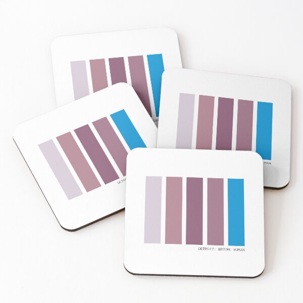 Item preview, Detroit Become Human Minimalist Color Palette designed and sold by FandomLimited.