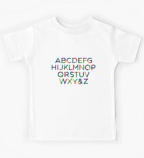 Alphabet multi Kids Tee