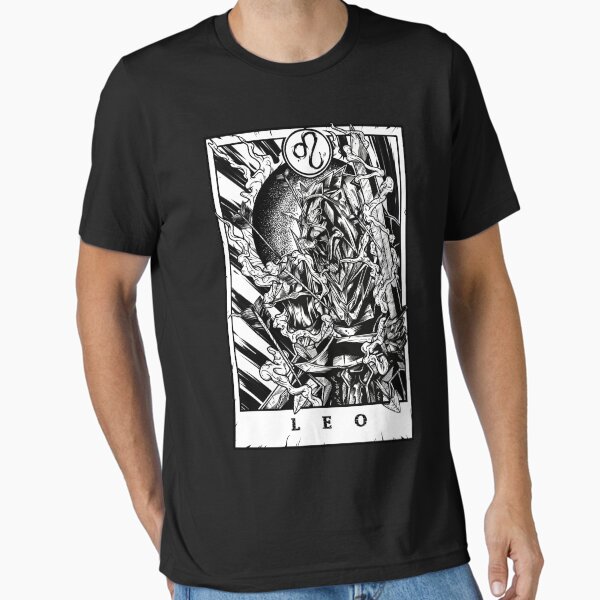 Leo Zodiac Tarot Blk Essential T-Shirt