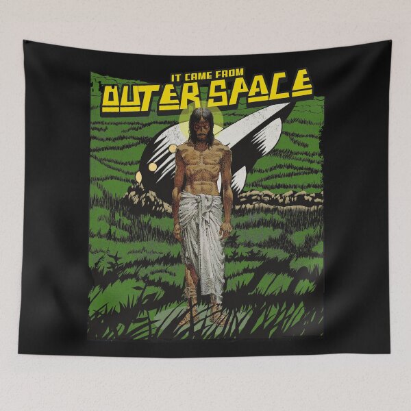 Item preview, It came from outer space, jesus illustration designed and sold by PabsCellaneous.