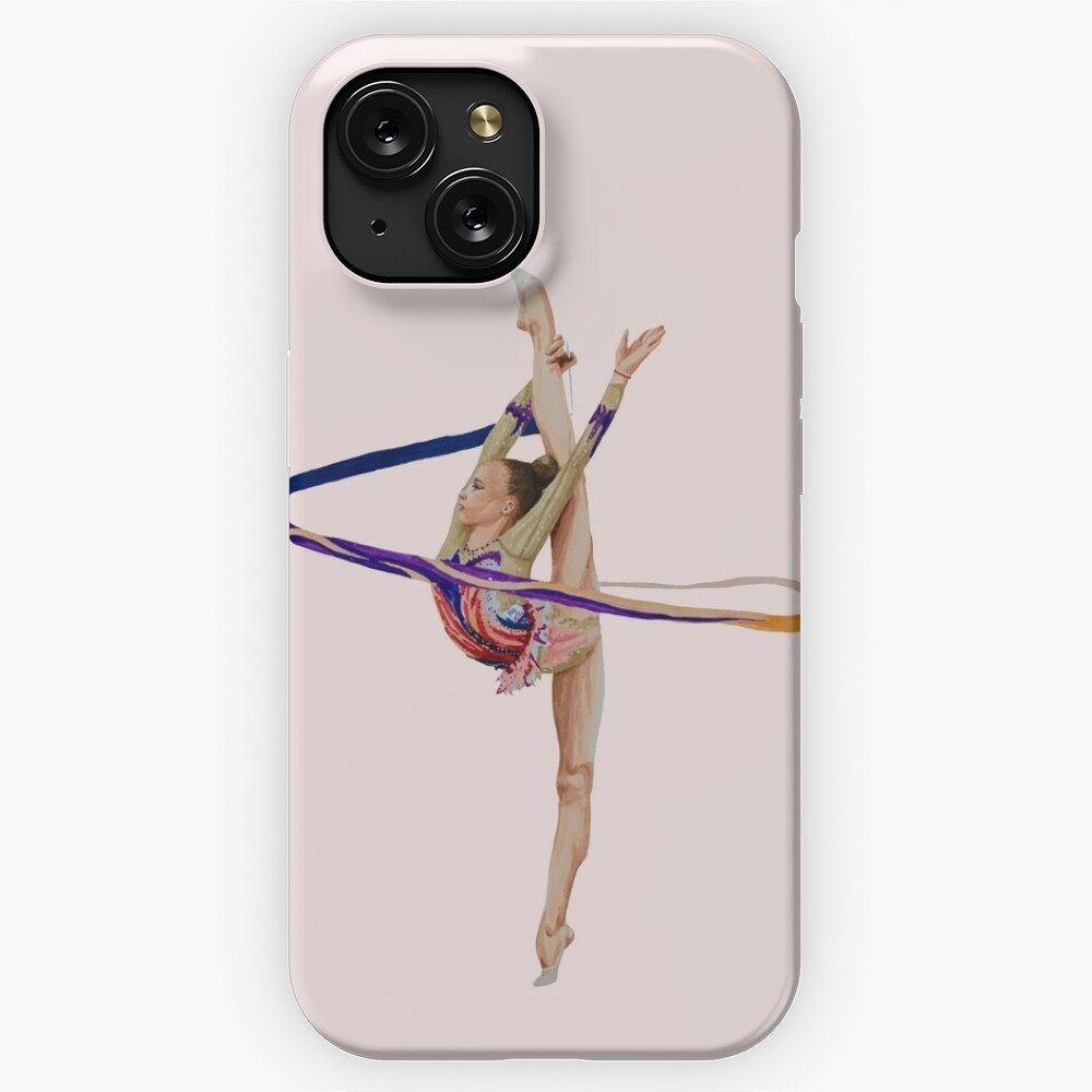 Rhythmic Gymnastics Yana Striga Ribbon Backgrab Turn Photographic Print  for Sale by rhythmicdrawing