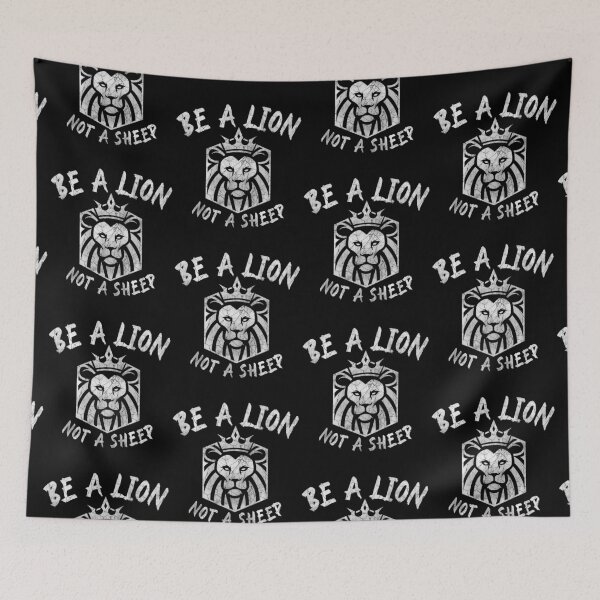 Item preview, Be A Lion Not A Sheep designed and sold by Petra Becker.