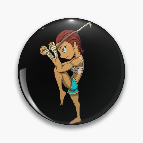 Item preview, Phoenix, the chibi Muay Thai fighter designed and sold by TnKconcepts.