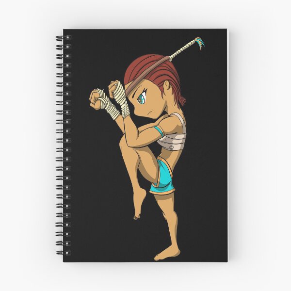Item preview, Phoenix, the chibi Muay Thai fighter designed and sold by TnKconcepts.