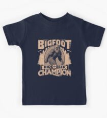 Bigfoot - Hide & Seek Champion Kids Tee
