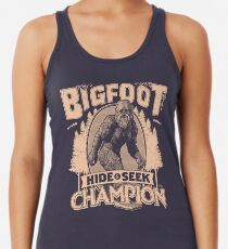 Bigfoot - Hide & Seek Champion Racerback Tank Top