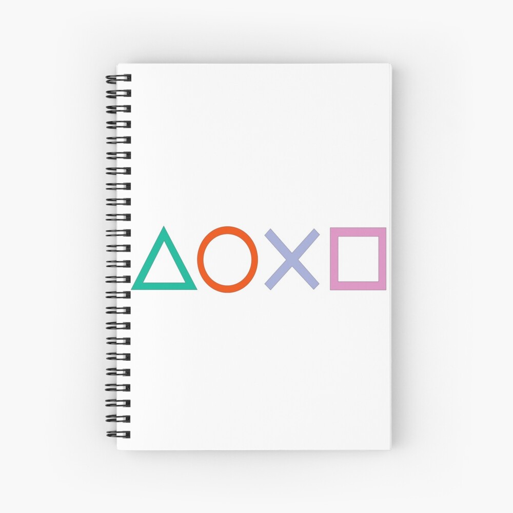 JOURNAL NOTEBOOK BUTTONS DIARY PLAYSTATION 