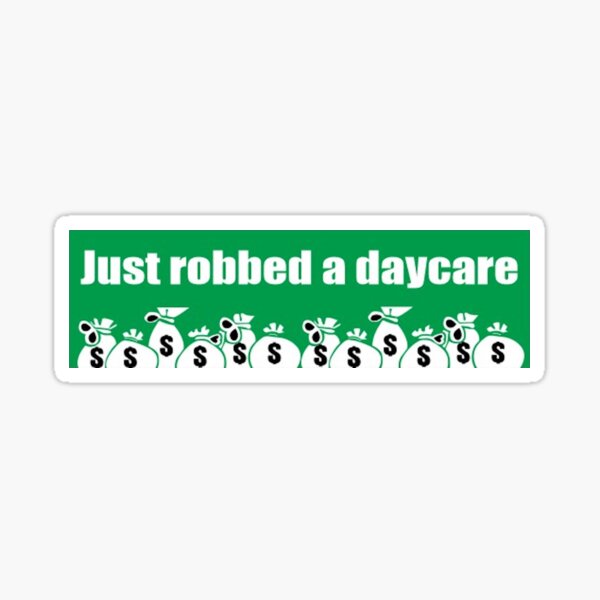 Daycare Bumper Sticker Sticker