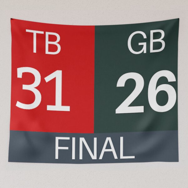 Item preview, NFC Championship final scoreboard designed and sold by NSN Print Co..