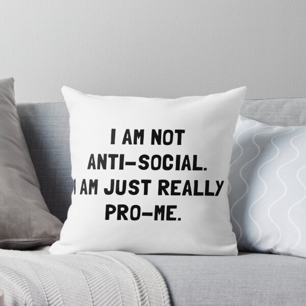 Item preview, Anti Social Pro Me designed and sold by TheBestStore.