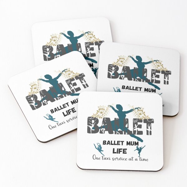Item preview, Dance mum life - taxi ride service #balletMum blue and gold designed and sold by Dance Vibes: Blingit Studios.