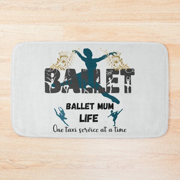 Item preview, Dance mum life - taxi ride service #balletMum blue and gold designed and sold by Dance Vibes: Blingit Studios.