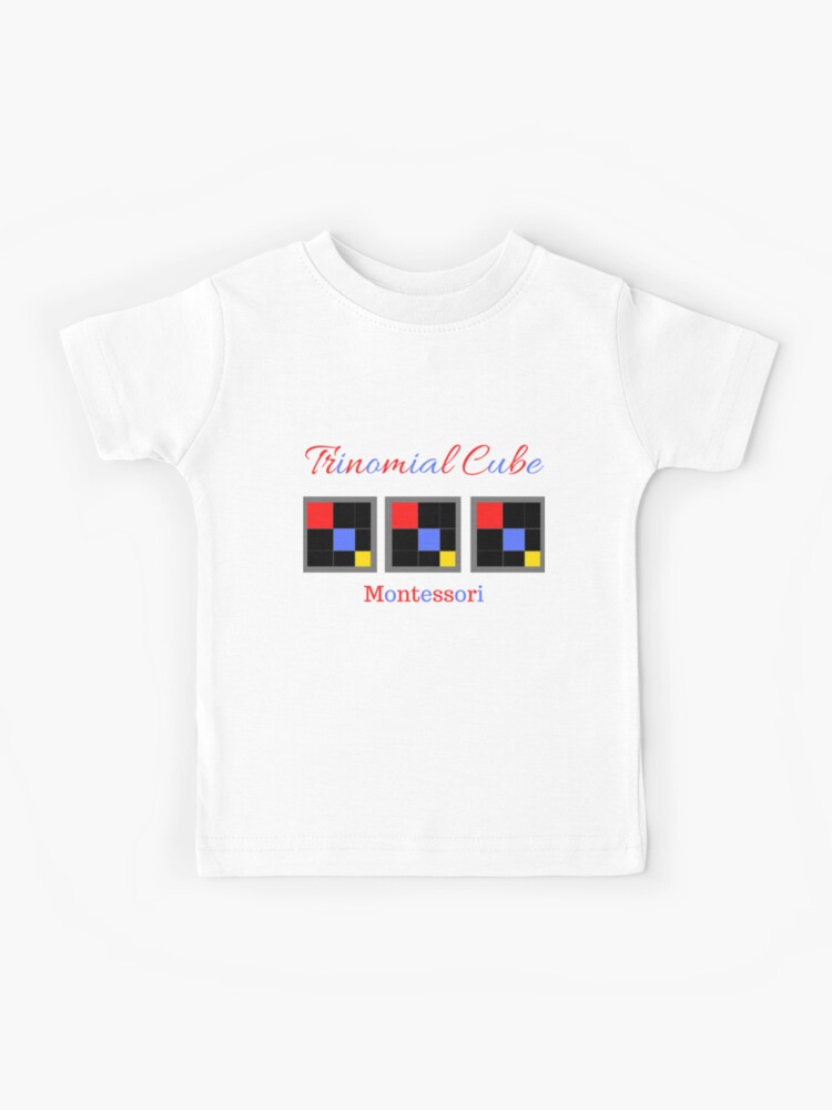 Trinomial Cube Montessori Tshirt Trinomial Cube Montessori Tshirt