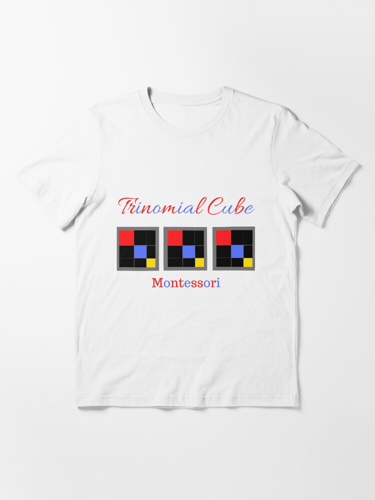Trinomial Cube Montessori Tshirt Trinomial Cube Montessori Tshirt
